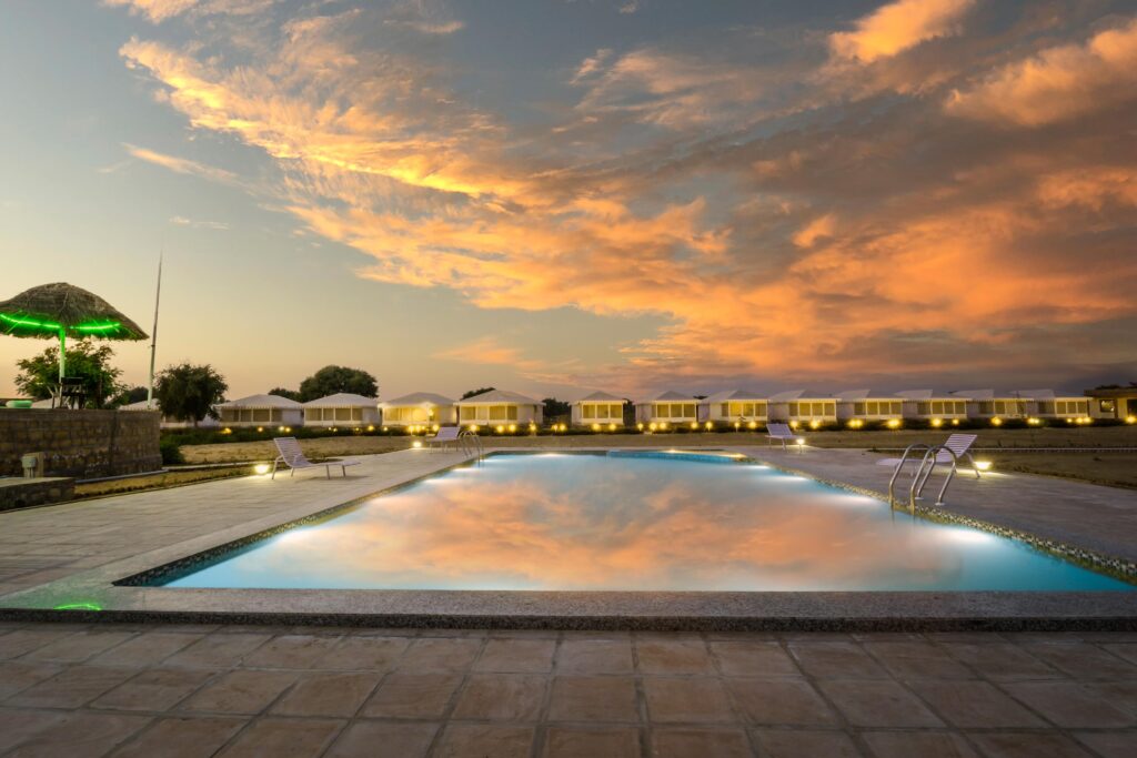 Swimming pool in jaisalmer