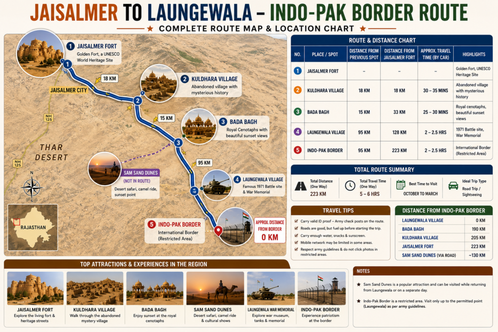 Jaisalmer route map