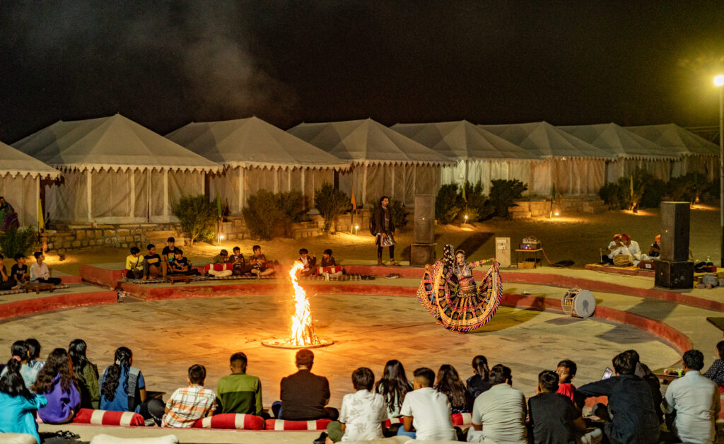 Desert camp in Jaisalmer with jain food