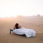 Sleeping under the open desert